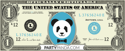 Panda Money 500 Dollar Noten